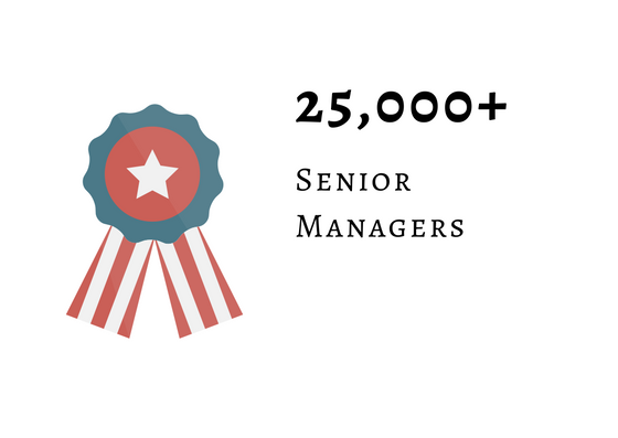 25000+ Senior Managers 